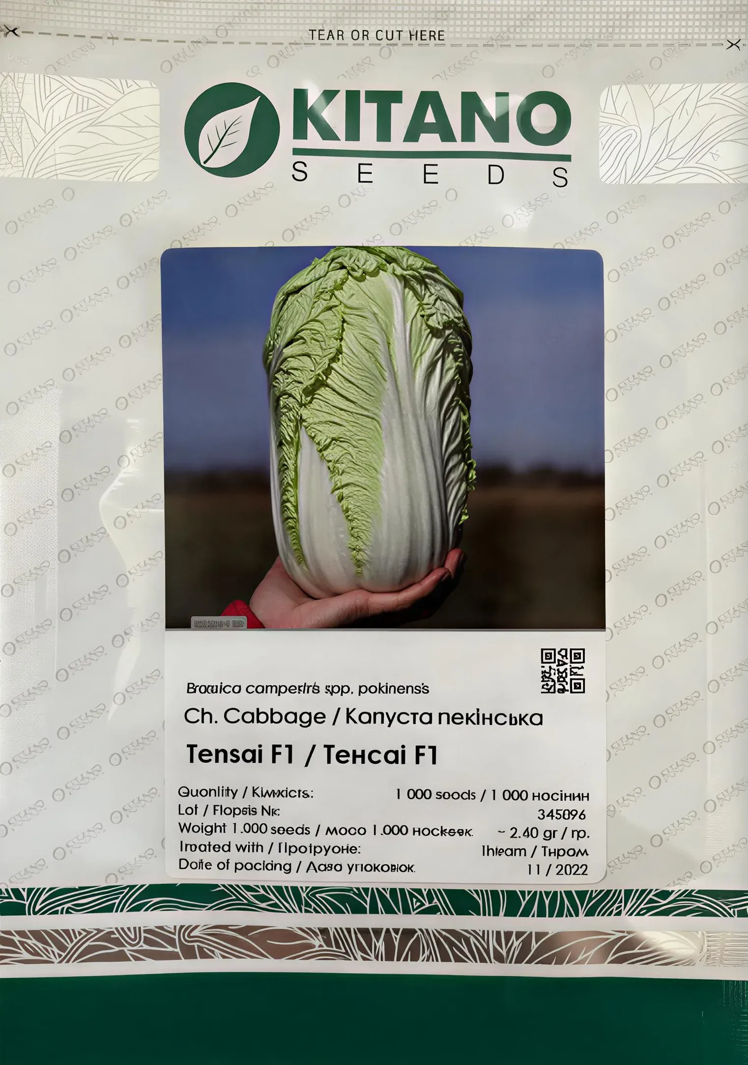 Kitano KS 374 F1 Tensai – Semințe profesionale de varză chinezească (2500 semințe)