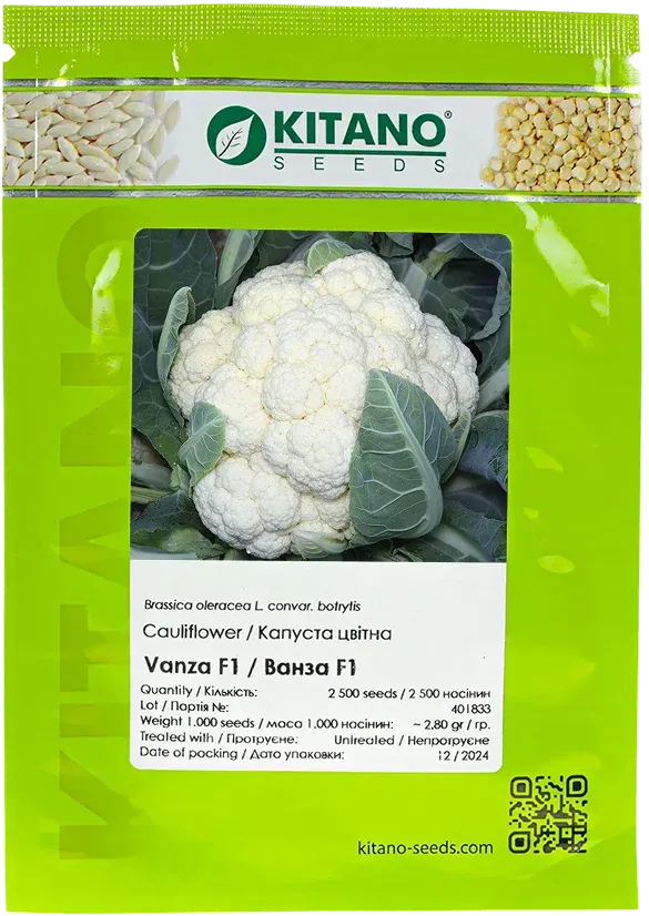 Kitano VANZA F1 – Semințe Profesionale de Conopidă (1000 semințe)